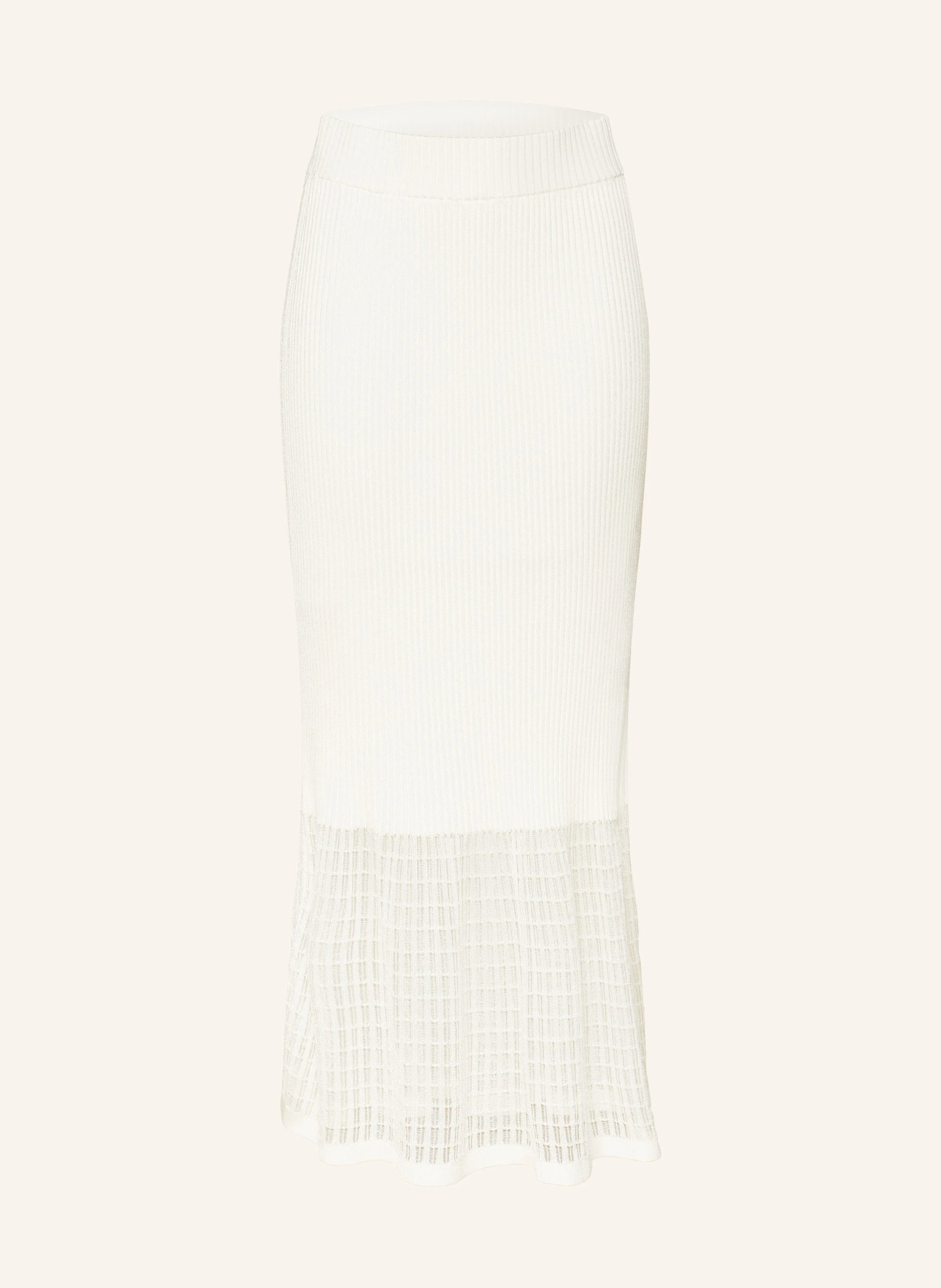 The Iconic "COS" Lace-Stitch Ribbed-Knit Midi Skirt - Dress Hire NZ