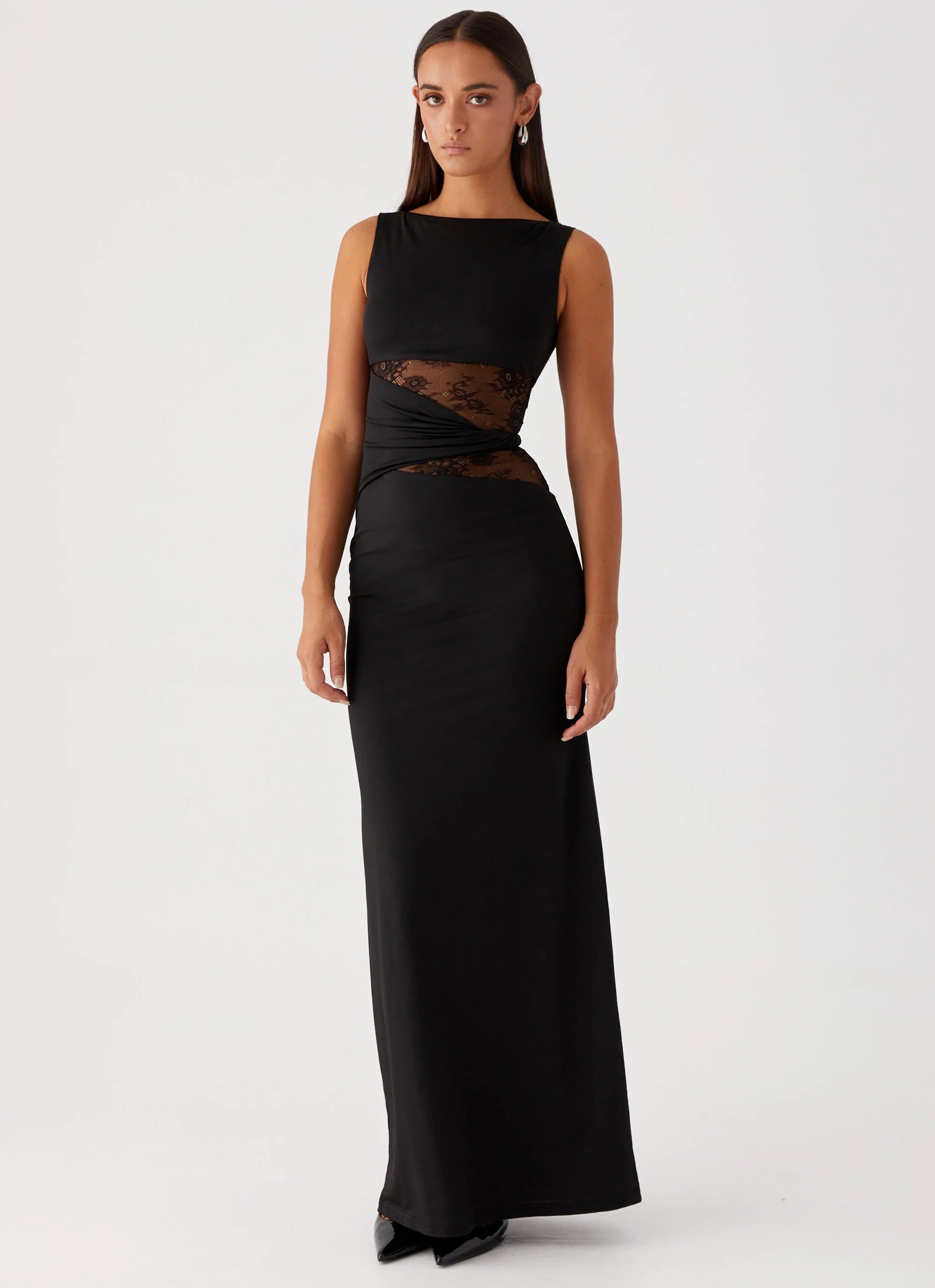 Peppermayo Karma Maxi Dress - Black - Dress Hire NZ