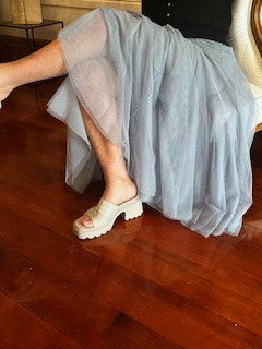 Minx Swan Lake Tulle Skirt - Baby Blue - Dress Hire NZ