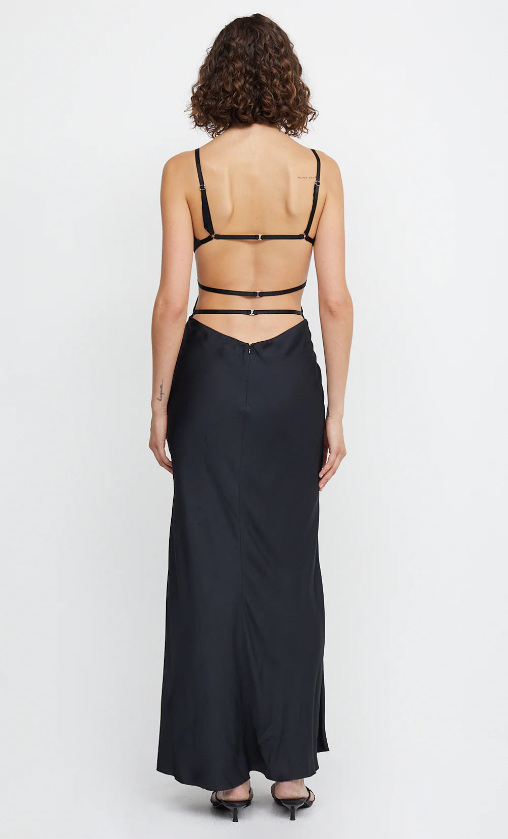 Bec & Bridge Diamond Days Strap Maxi - Black - Dress Hire NZ