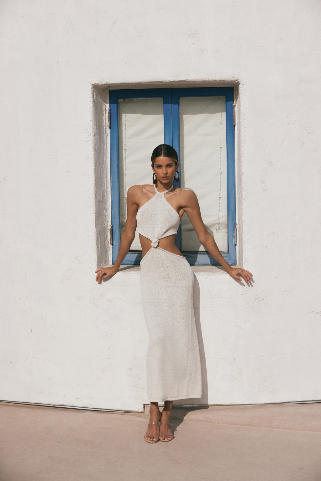 Cult Gaia Cameron Knit Dress - Off White - Dress Hire NZ