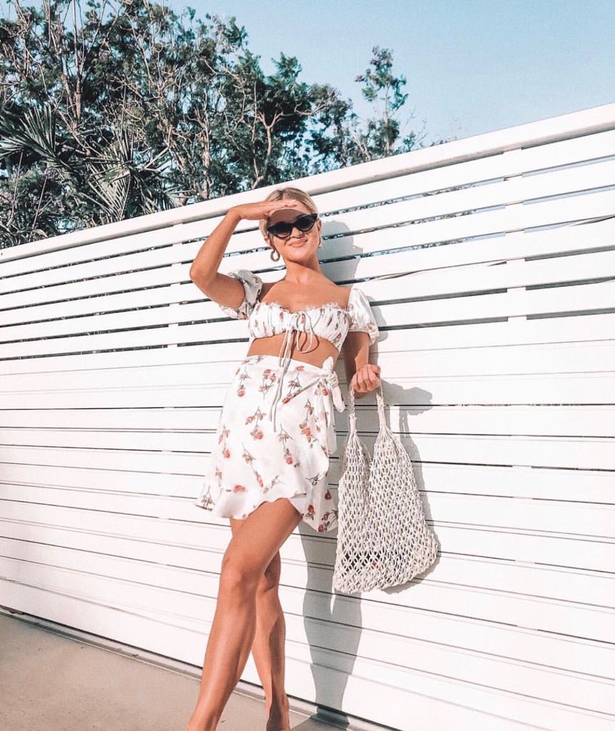 Rat & Boa Bonita Set - White - Dress Hire NZ