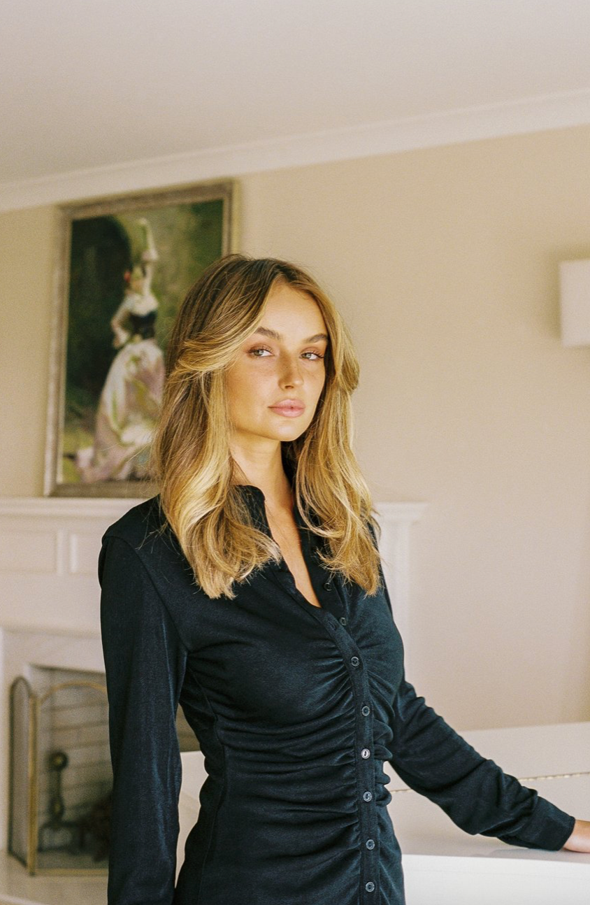 With Jean Andy Dress - Black - Dress Hire NZ