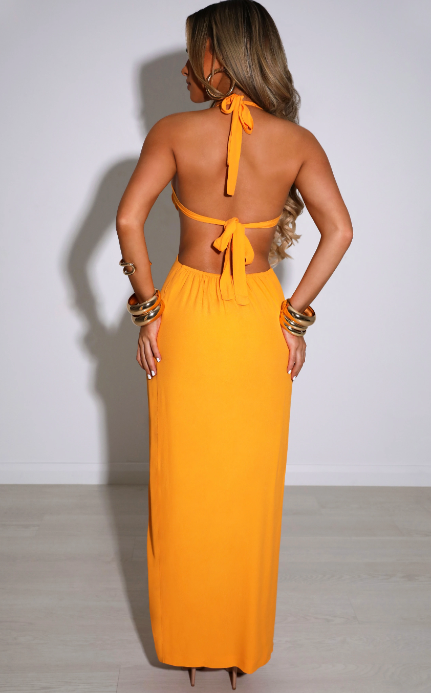 Arcina Ori Siena Dress - Tangerine - Dress Hire NZ