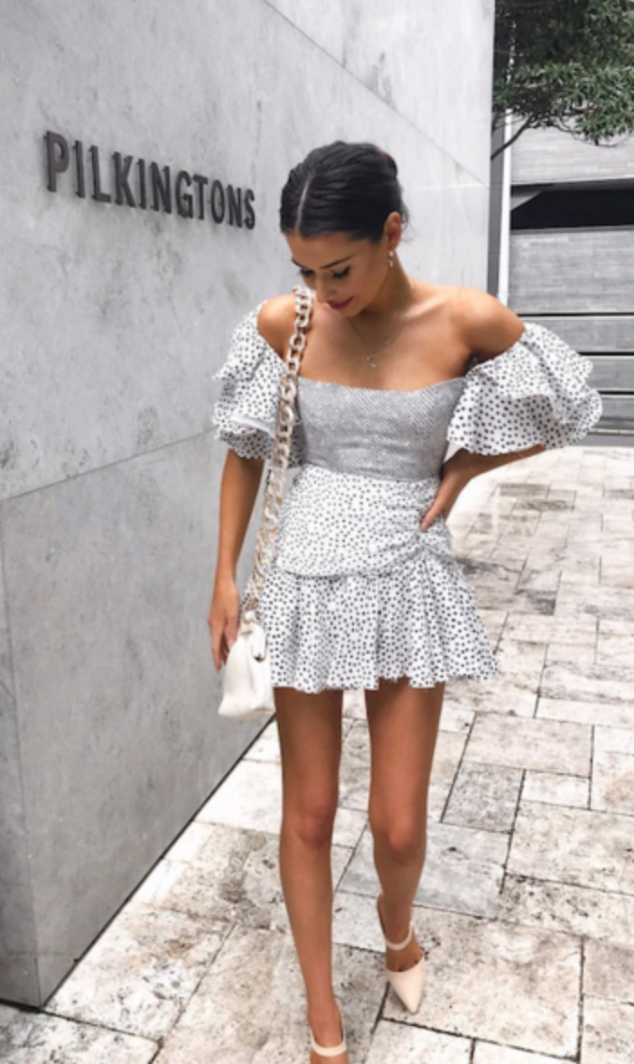 natalie rolt florence mini dress Sofia The Label Florence Mini Dress