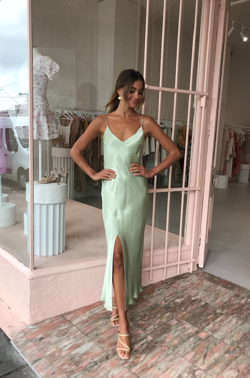 Bec & Bridge Crest Midi - Peppermint - Dress Hire NZ