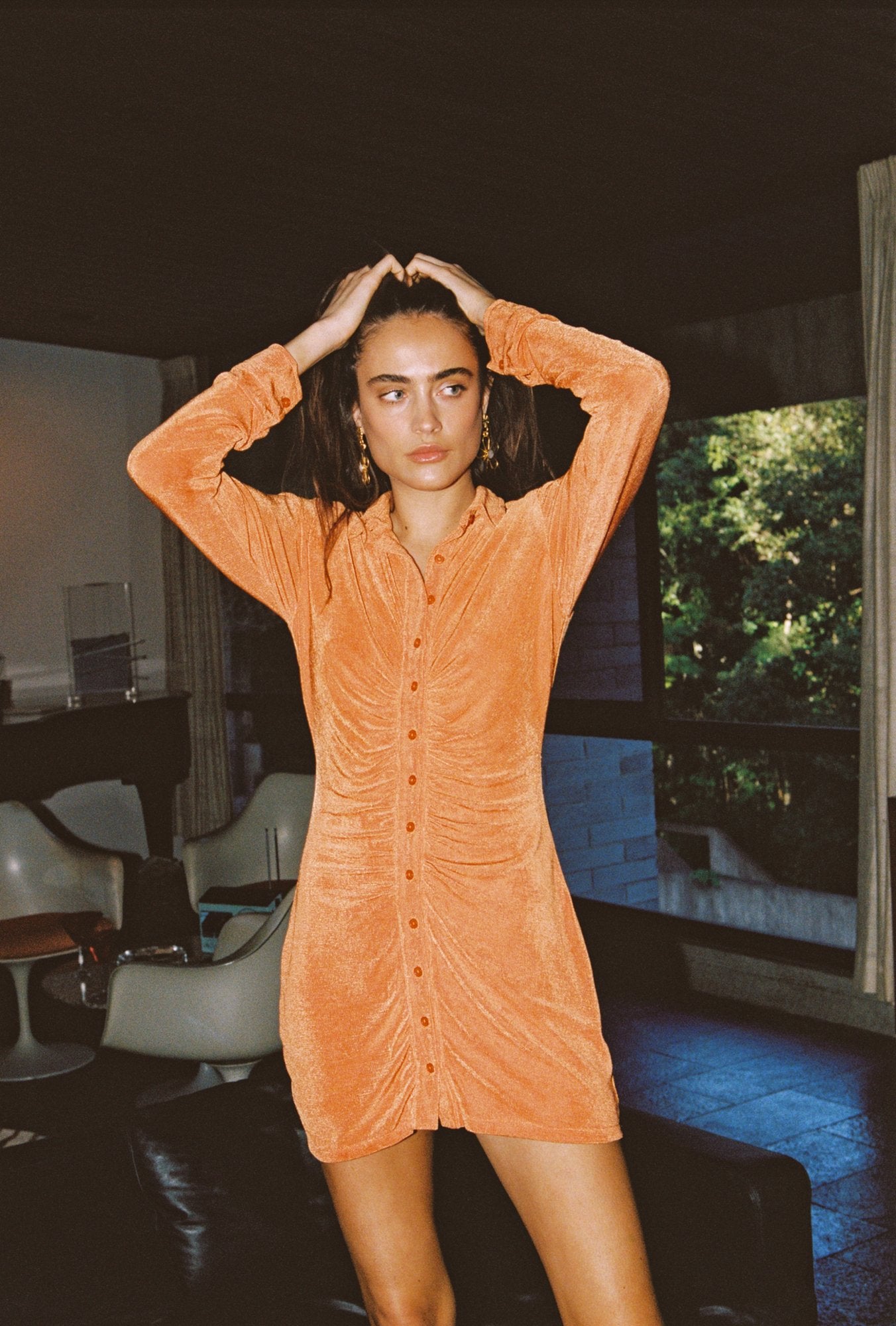 With Jean Andy Dress - Maple - Dress Hire NZ