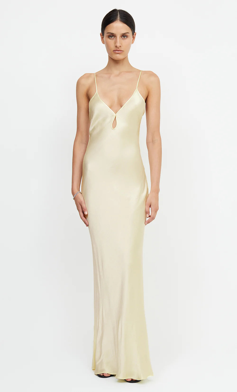 Bec & Bridge Cedar City Maxi - Ice Yellow - Dress Hire NZ