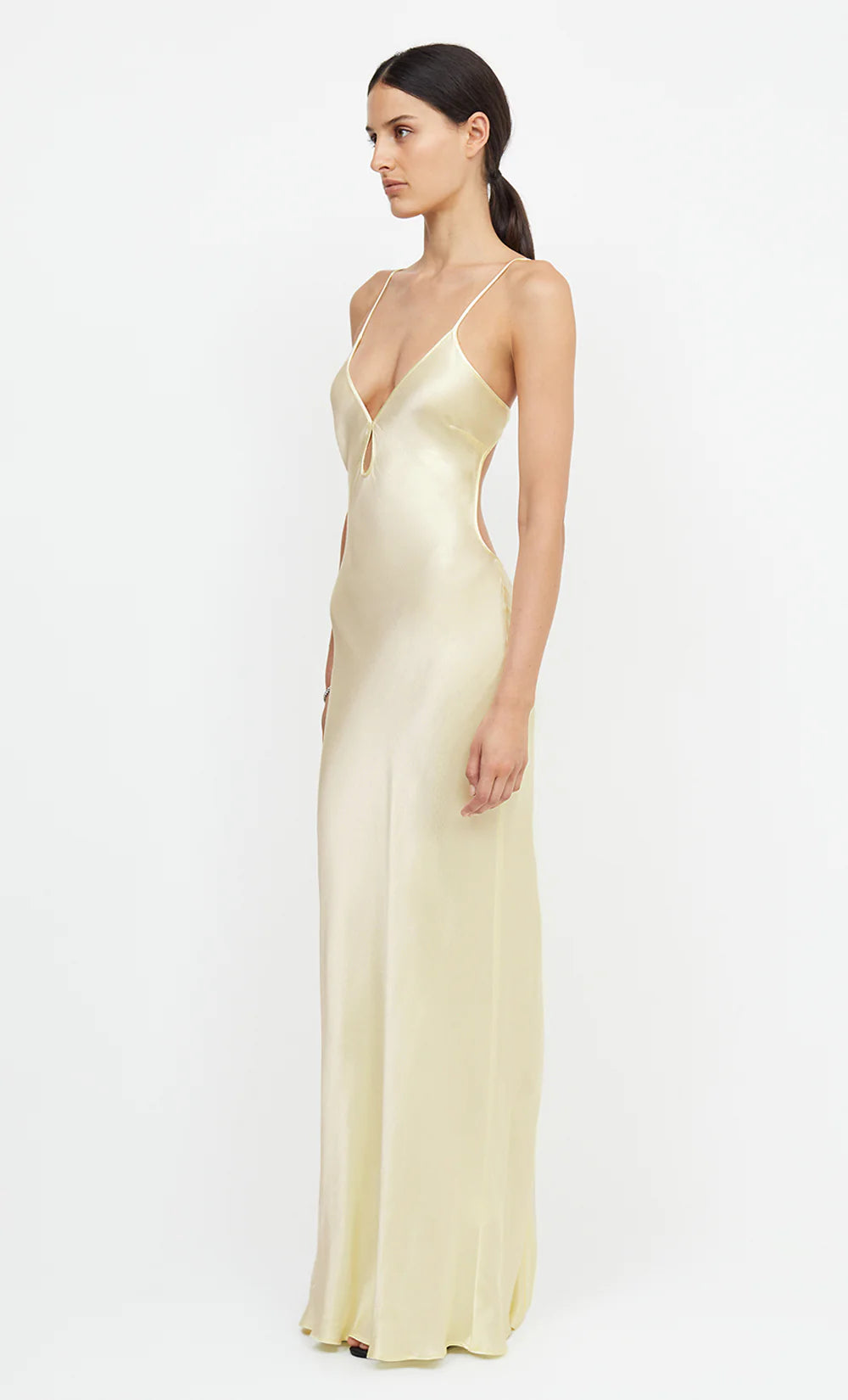 Bec & Bridge Cedar City Maxi - Ice Yellow - Dress Hire NZ