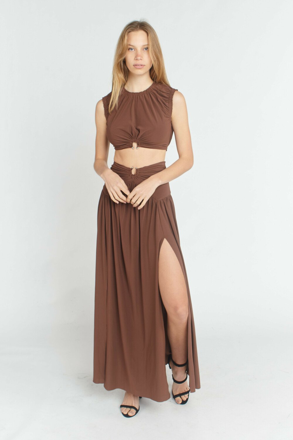 Bec & Bridge Minx Set - Chocolate - Dress Hire NZ