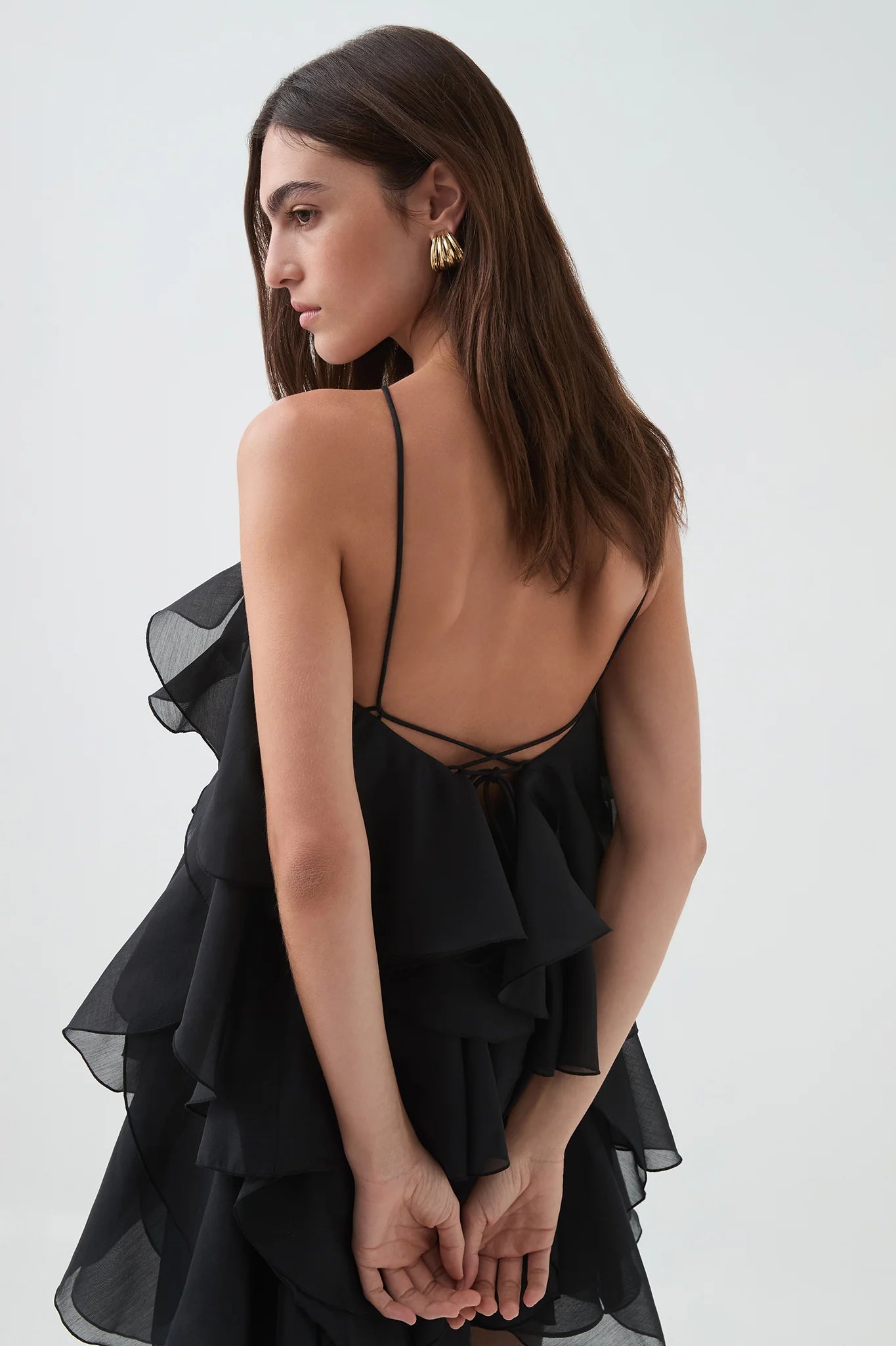Aje Pandorea Layered Mini Dress - Dress Hire NZ