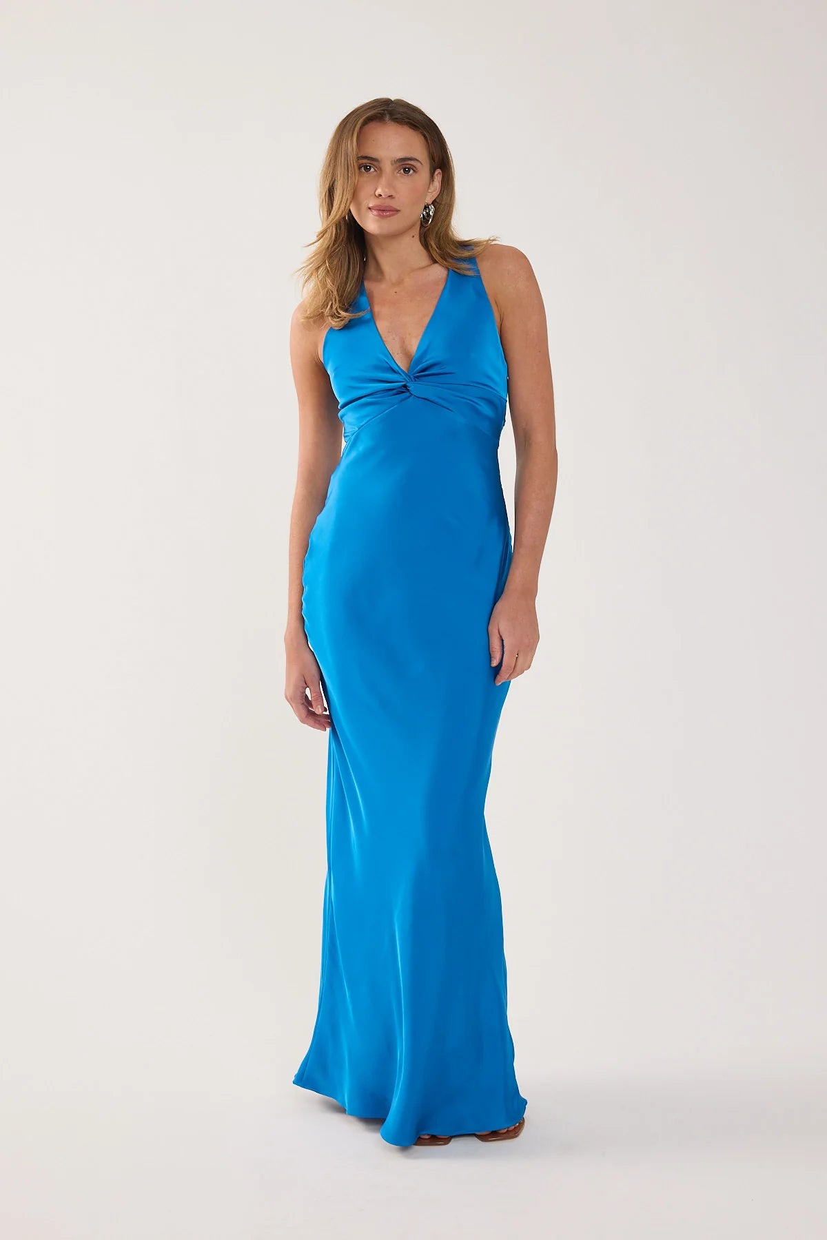 Perfect Stranger Elle Twist Front Maxi - Dress Hire NZ