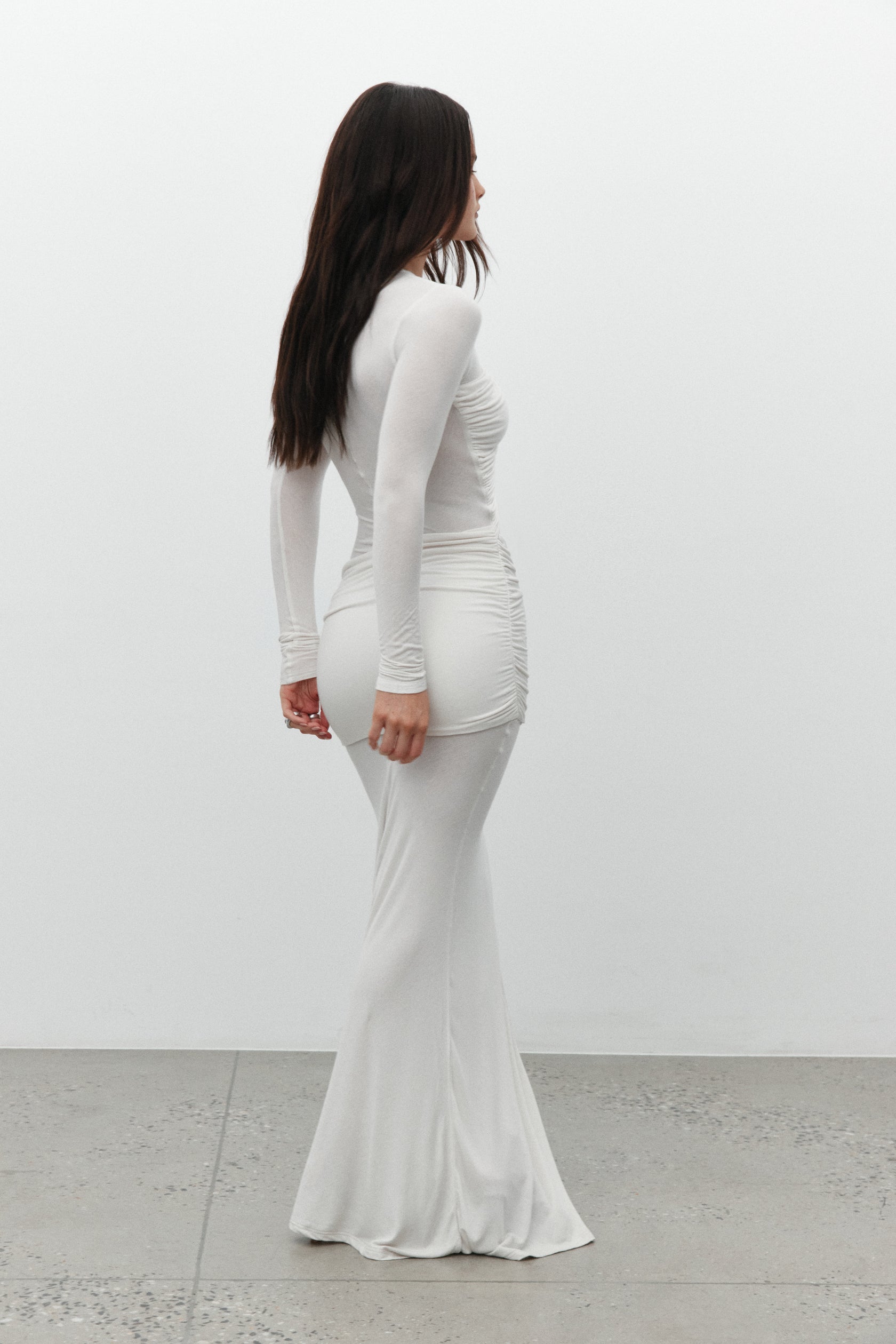 Bayse Kanani Dress - Ivory - Dress Hire NZ