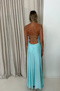 HNTR The Label Alix Gown - Aqua