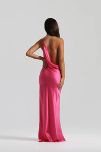 Natalie Rolt Gabi Gown - Neon Pink