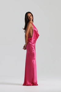 Natalie Rolt Gabi Gown - Neon Pink