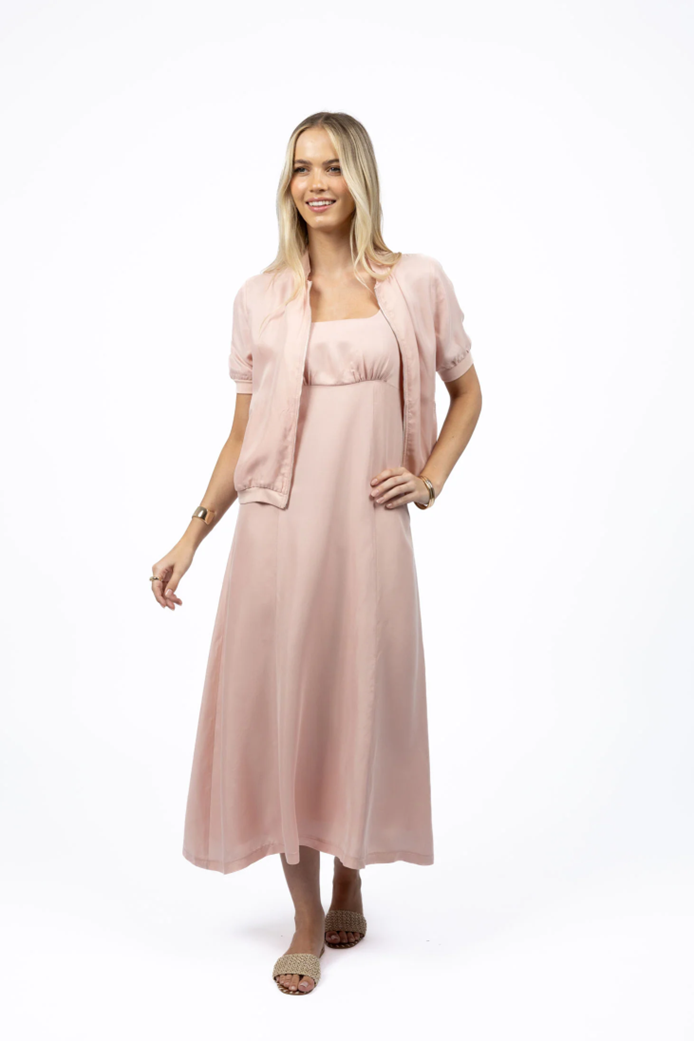 2026_Humidity Tallulah Dress - Blush / Soft Pink - Dress Hire NZ