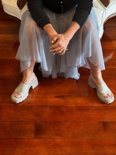 Minx Swan Lake Tulle Skirt - Baby Blue - Dress Hire NZ