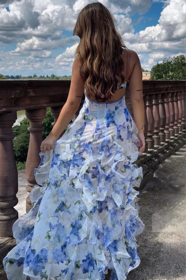 Menti Iris Flower Maxi - Dress Hire NZ