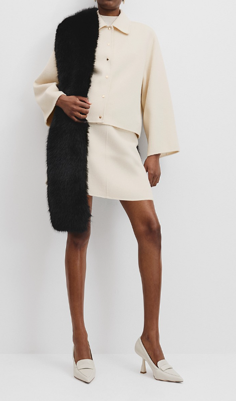 Country Road Faux Fur Scarf - Dress Hire NZ