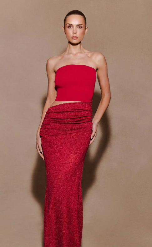 MESHKI Jasiel Strapless Maxi Dress