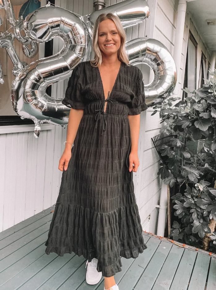 Ruby Mirella Dress in Black - Dress Hire NZ