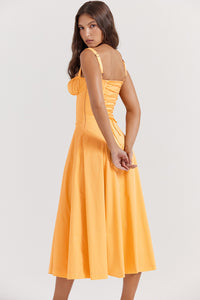 House of CB Carmen Sun Dress - Tangerine - Dress Hire NZ