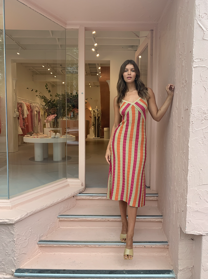 Suboo Jacquelyn Knit Slip Dress - Dress Hire NZ