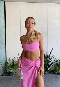 Natalie Rolt Kylie Set - Candy Pink - Dress Hire NZ