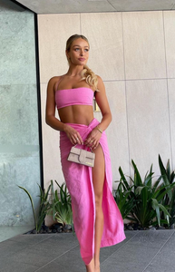 Natalie Rolt Kylie Set - Candy Pink - Dress Hire NZ