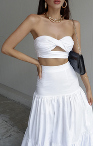Ayla Set - White - Dress Hire NZ