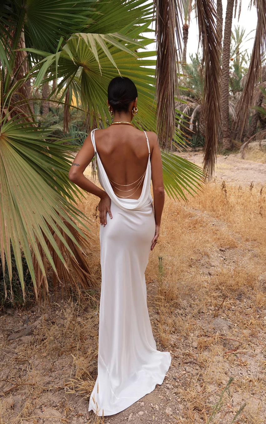 Rat & Boa Ophelia Dress - White - Dress Hire NZ