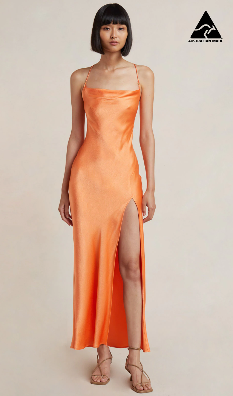 Bec & Bridge Annika Cowl Maxi - Sorbet - Dress Hire NZ