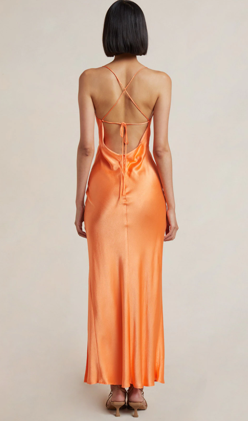 Bec & Bridge Annika Cowl Maxi - Sorbet - Dress Hire NZ