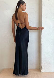 Bec & Bridge Ren Split Maxi - Black | Dress Hire NZ Bec & Bridge Ren Split Maxi - Black | Dress Hire NZ