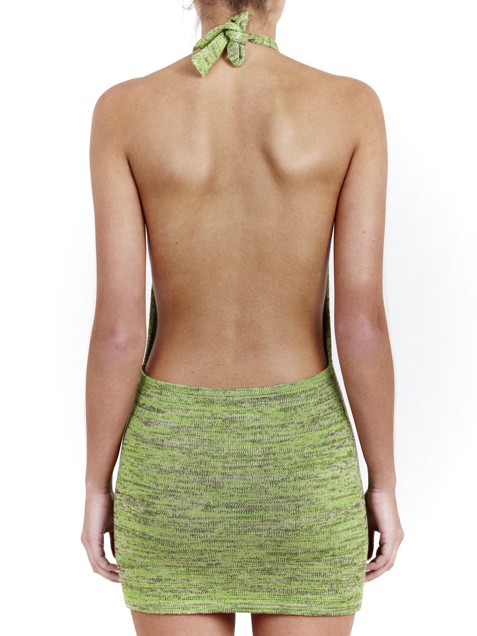 Bamba Bounty Dress in Moss Green